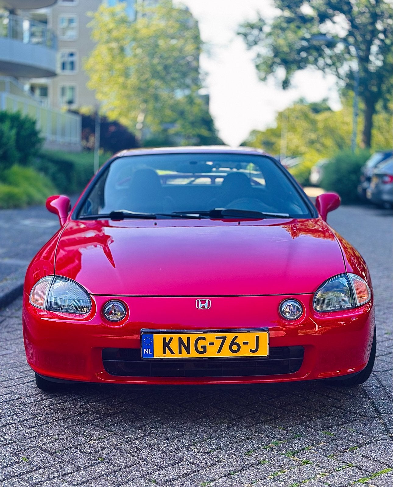 Honda CRX 1.6 Coupe Esi-e AUT 1998 Rood, Auto's, Honda, Particulier, CRX, ABS, Airbags, Airconditioning, Bochtverlichting, Boordcomputer