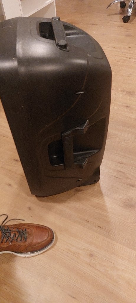 Portable speakers met versterker en microfoon, Inclusief standaarden, Party speaker, Zo goed als nieuw, Ophalen
