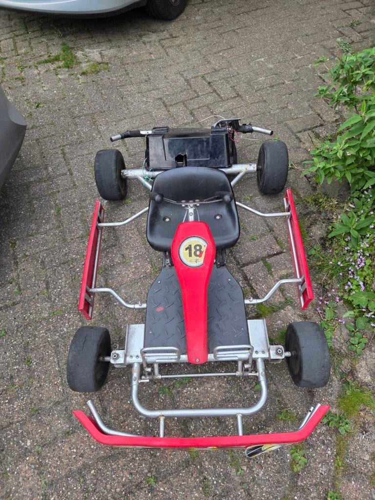 Elektrische Kart voor Kinderen, Sport en Fitness, Karting, Ophalen, Gebruikt, Kart