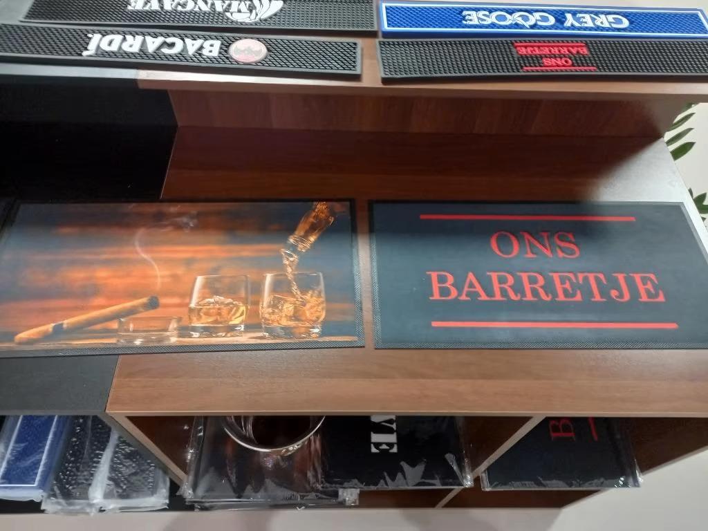 Barmatten - Barmat - Druipmat - Bar accessoires - Bar, Cave & Garden, Verzenden, Nieuw, Kouwe Hoek 1B, Waddinxveen
