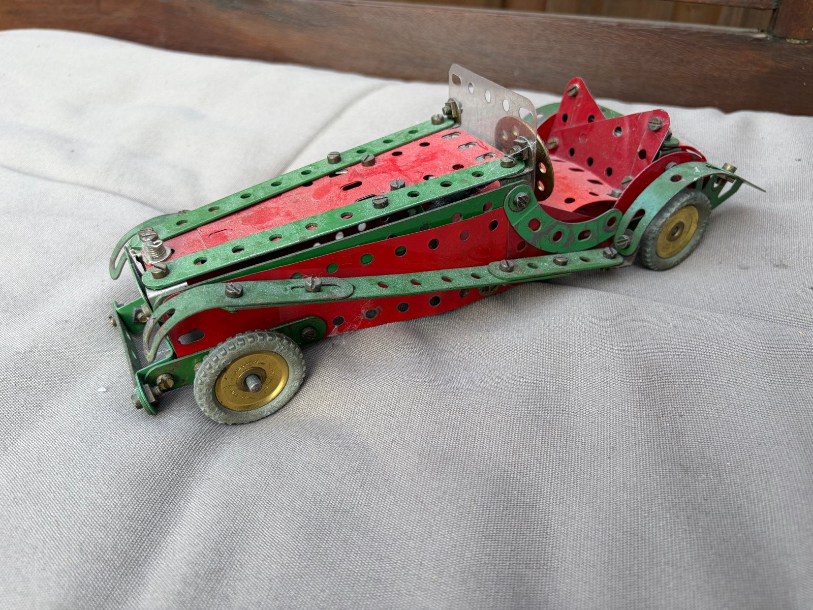Vintage Meccano Auto, Ophalen of Verzenden, Gebruikt, Auto, Overige merken