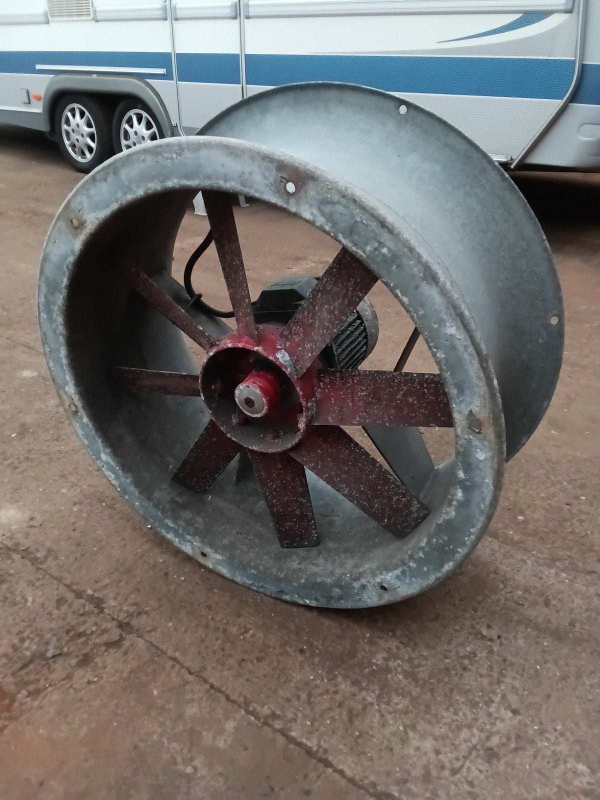 Klima ventilator, Ophalen, Ventilator