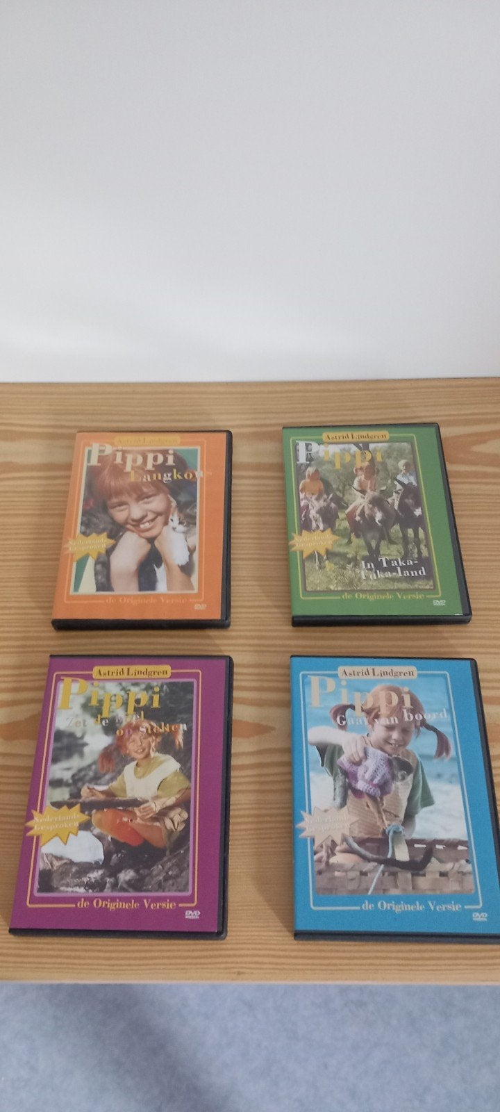 Pippi Langkous DVD Box - De Originele Versie (4 DVD's), Cd's en Dvd's, Alle leeftijden, Nederlands, Tv-serie, Zo goed als nieuw