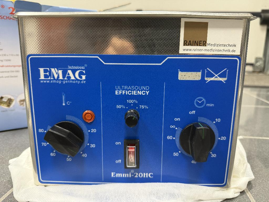 Emmi-Nail Emmi-20HC 2L Ultrasoon reiniger, Ophalen of Verzenden, Zo goed als nieuw