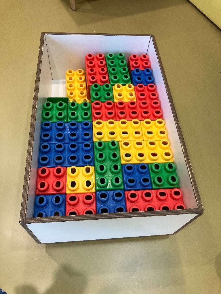 Biggo block jumbo plastic grote blokken, Ophalen of Verzenden, Gebruikt, Overige merken