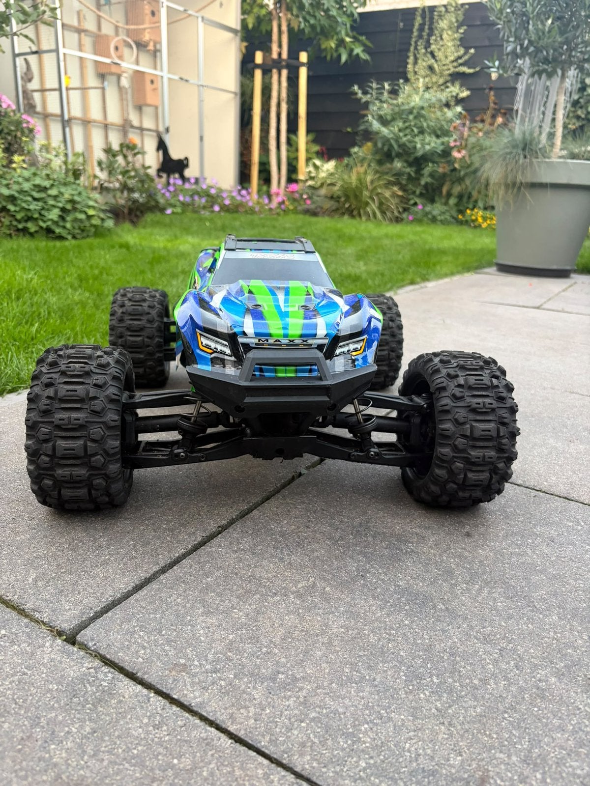 Complete Traxxas wide maxx 1/10, Ophalen, Zo goed als nieuw, Auto offroad
