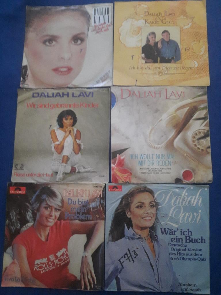 21x vinyl singels van Dallah Lavi, Ophalen of Verzenden, Zo goed als nieuw, Nederlandstalig