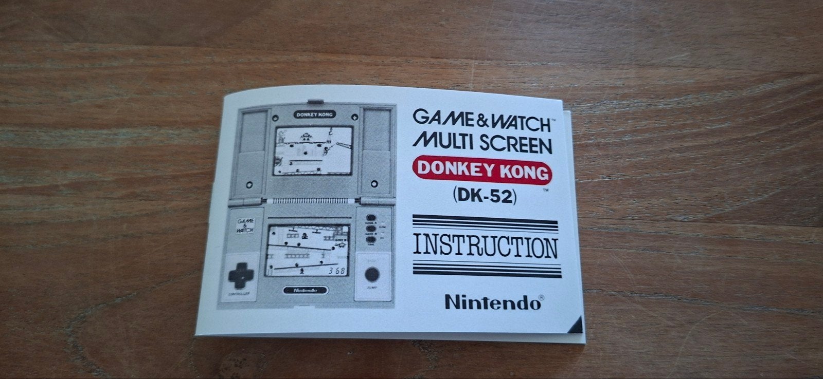 Game & Watch Donkey Kong handleiding (replica) - Nieuwstaat, Spelcomputers en Games, Ophalen of Verzenden, Nieuw, Platform