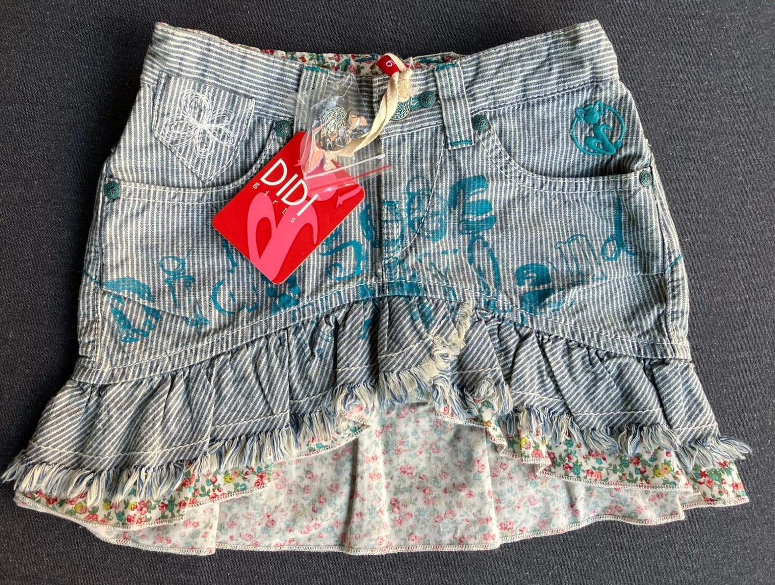 Didi jeans rokje maat 6 (116) NIEUW, Kinderen en Baby's, Kinderkleding | Maat 116, Ophalen of Verzenden, Nieuw, Meisje, Jurk of Rok