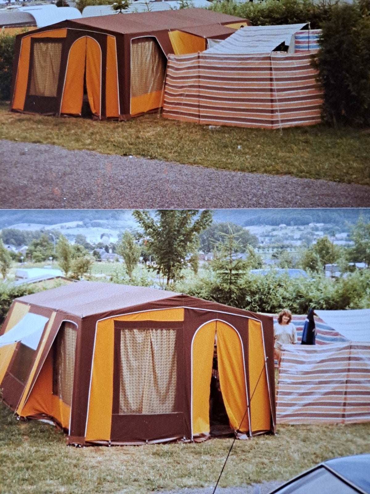 De Wit Europa Albena 420 Tent - Vintage Kampeerplezier, Ophalen, Gebruikt, Tot en met 6