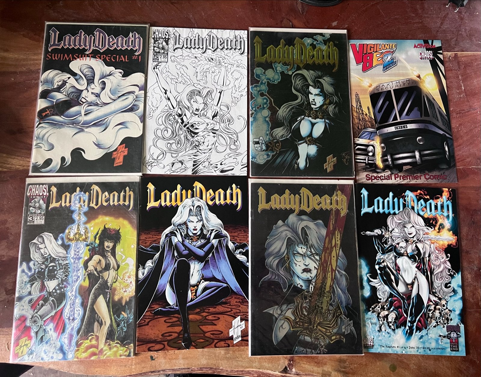 Lady Death & Evil Ernie Stripboeken Collectie (12 stuks), Boeken, Stripboeken, Meerdere stripboeken, Ophalen of Verzenden, Gelezen