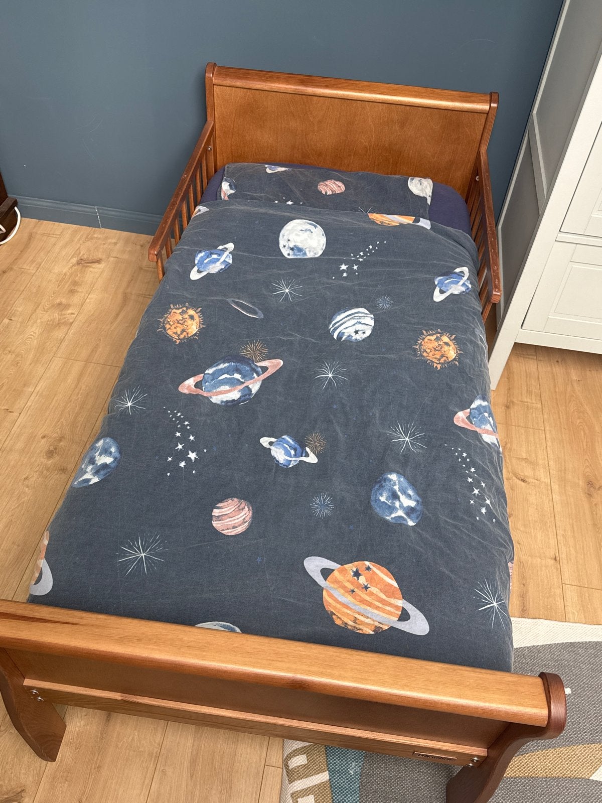 Woodies Peuterbed Noble Vintage - Goede staat, Ophalen, Gebruikt, 140 tot 160 cm, 70 tot 85 cm