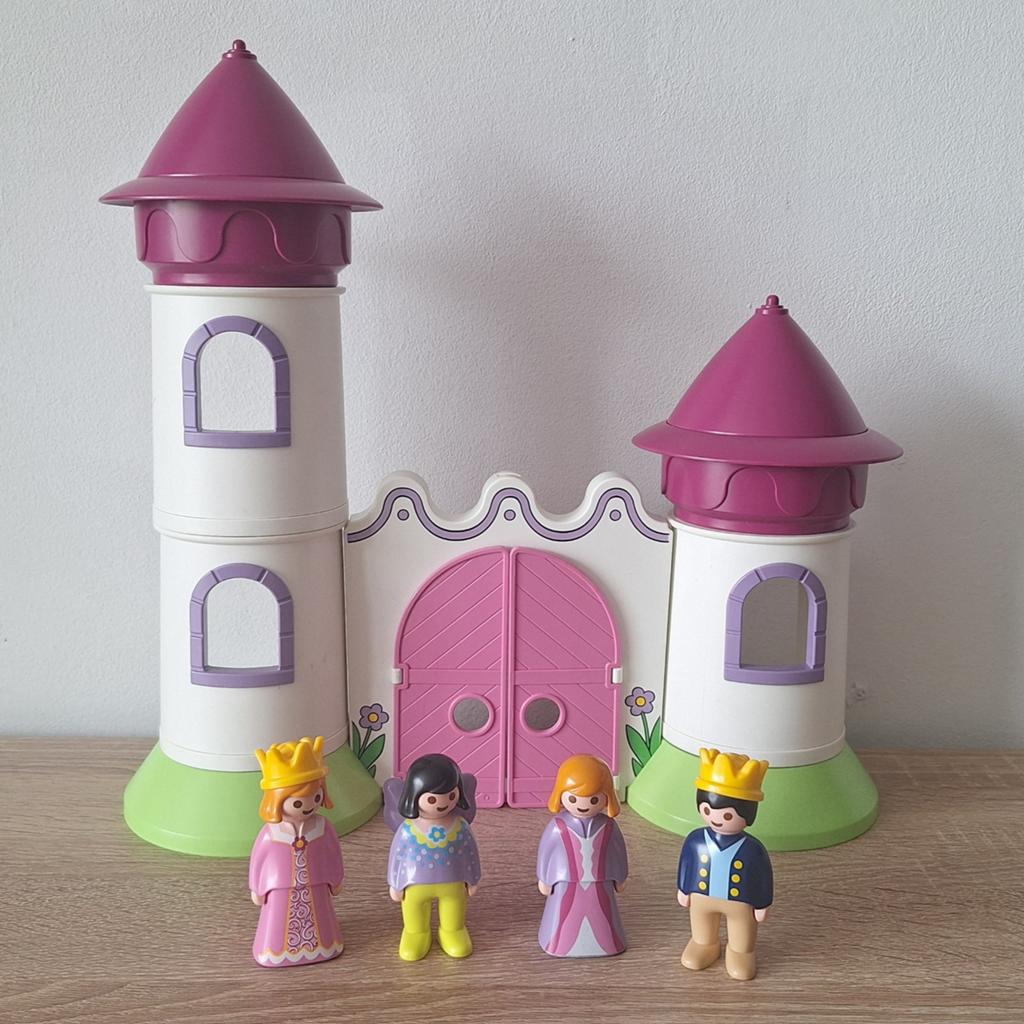 Playmobil 123 Prinsessen kasteel, Kinderen en Baby's, Speelgoed | Playmobil, Ophalen of Verzenden, Zo goed als nieuw, Complete set