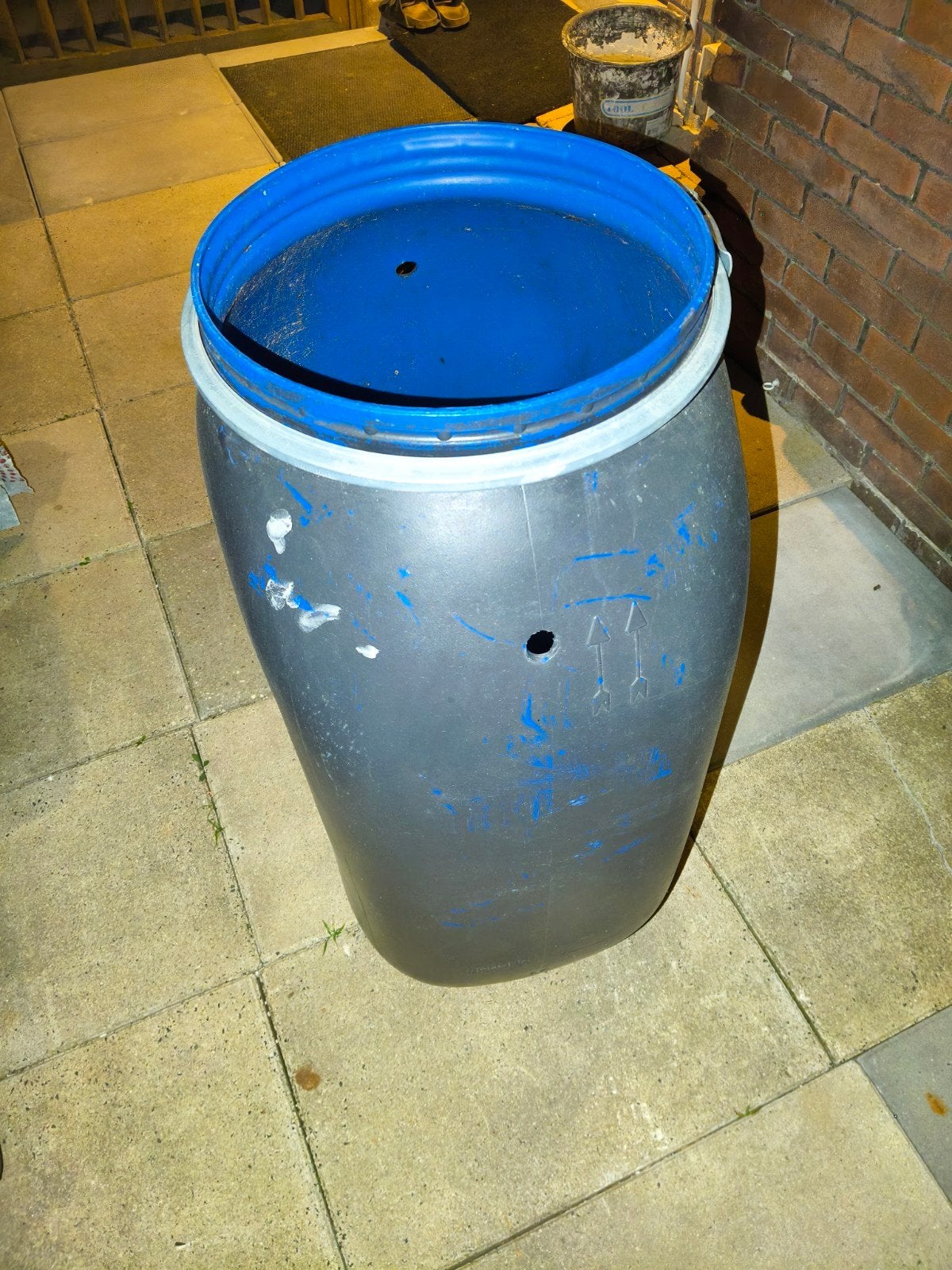 UN-gekeurd vat (100-200 liter), Tuin en Terras, Regentonnen, 150 liter of meer, Ophalen, Gebruikt, Kunststof
