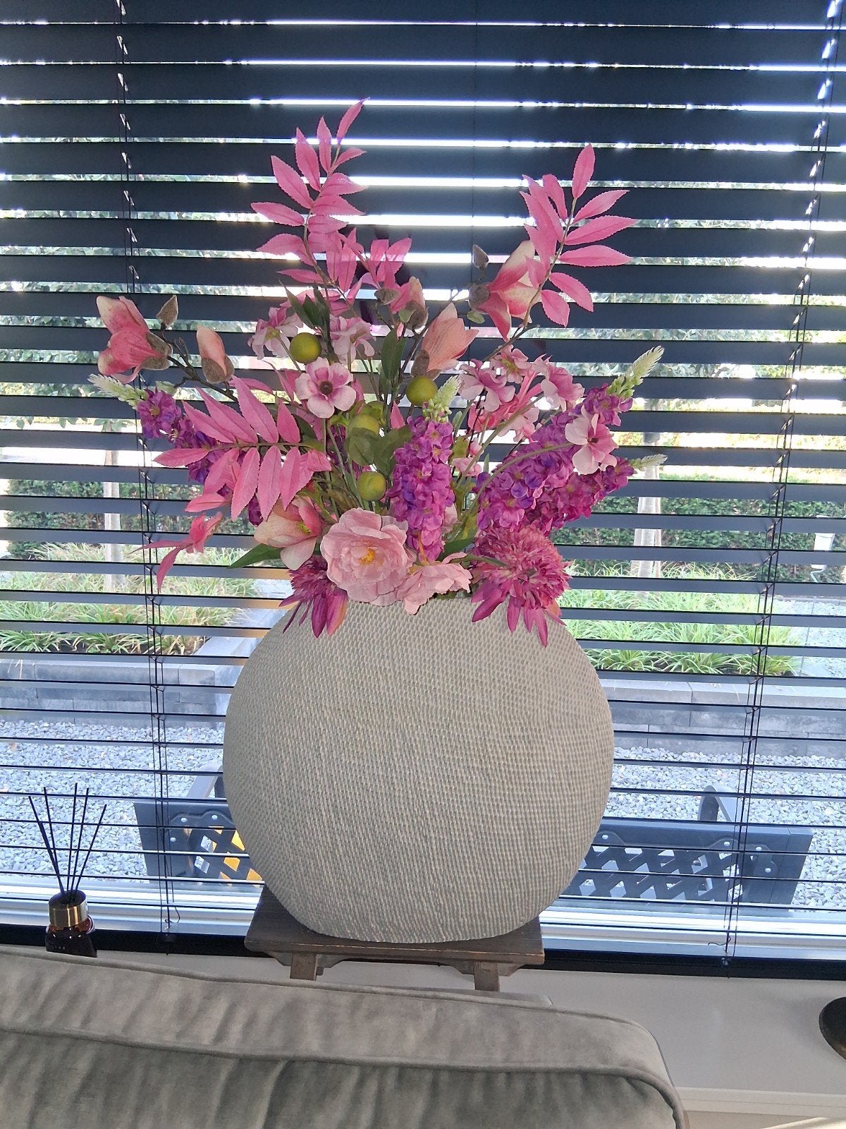 prachtige bos zijde bloemen, Ophalen