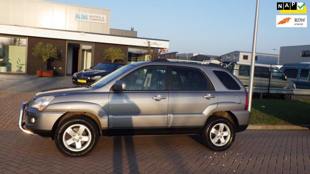 Kia Sportage 2.0 CVVT X-ecutive 4WD mag 1600 kg trekken inr, Gebruikt, 4 cilinders, Origineel Nederlands, Bedrijf