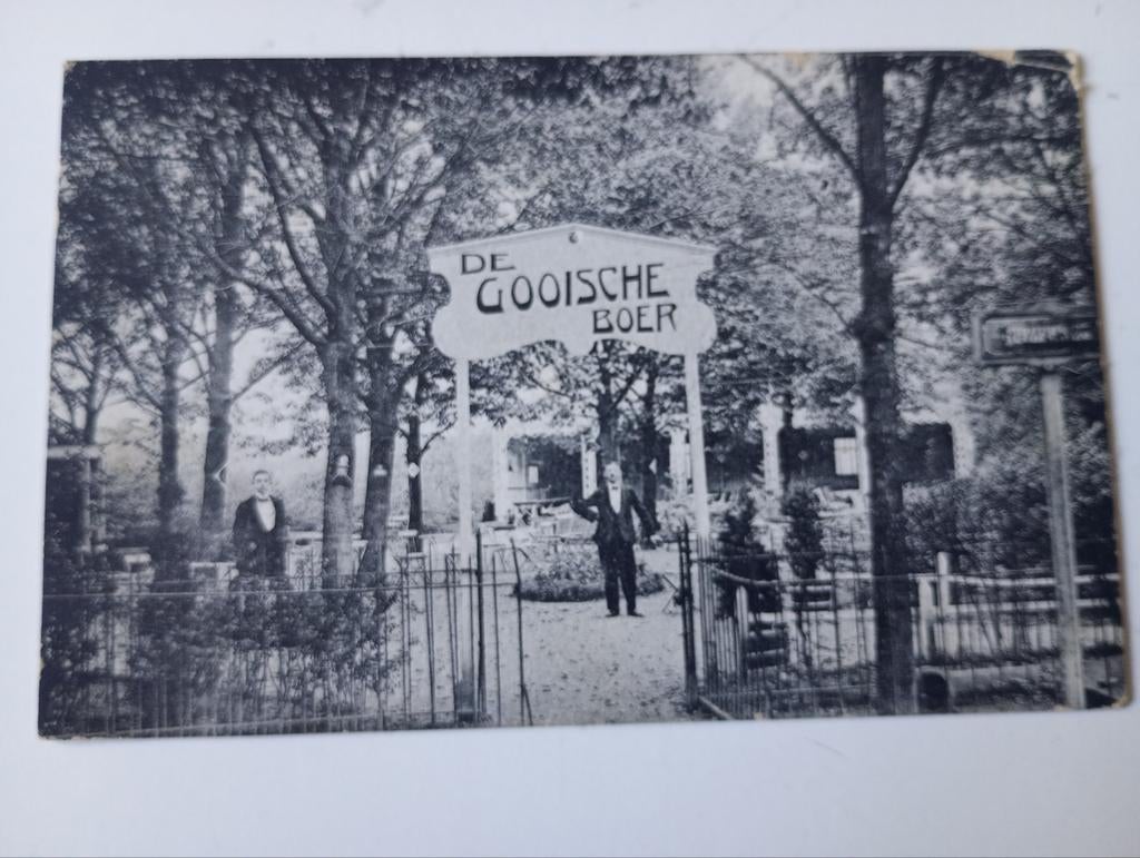 Bussum Café De Gooische Boer 1922, Ophalen of Verzenden, 1920 tot 1940, Gelopen, Noord-Holland