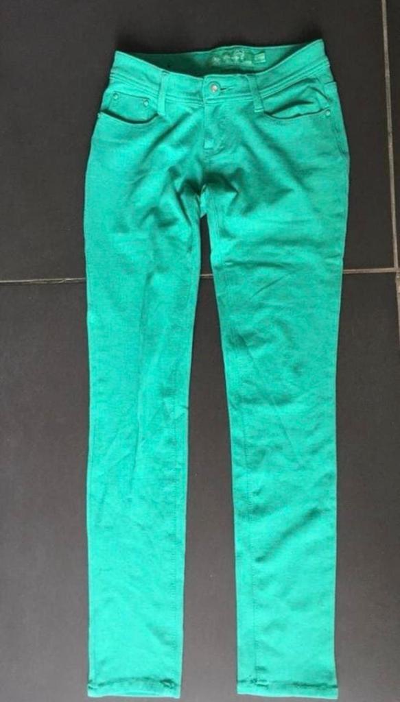 My Christy Jeans - Groene Skinny Jeans Maat S/36, Ophalen of Verzenden, Zo goed als nieuw, Maat 36 (S), Lang