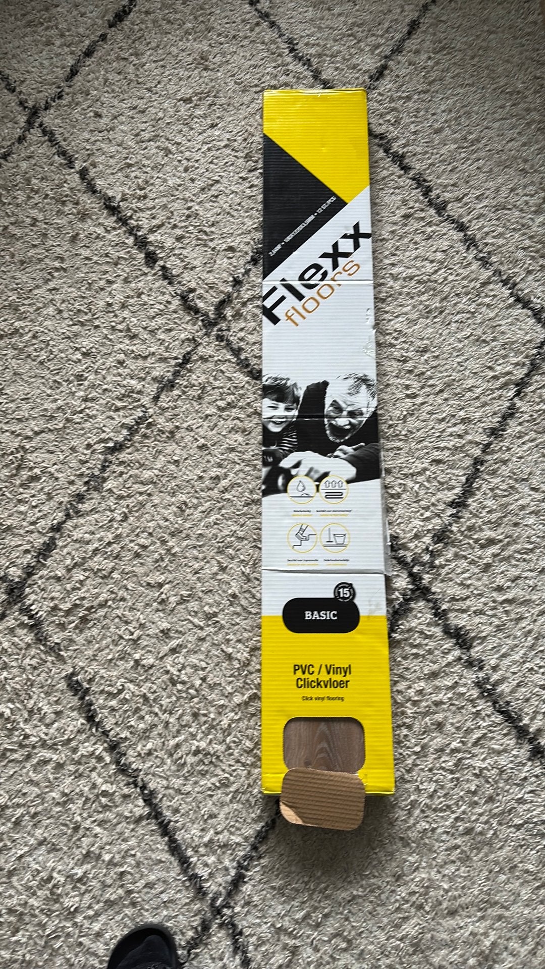 Hornbach flexx floors pvc click basic forest, Ophalen, Kunststof, 50 tot 150 cm, Overige typen