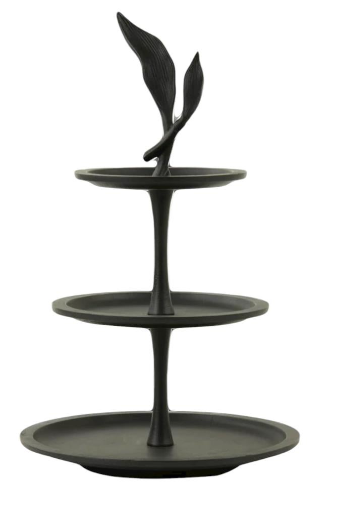 Nieuw in doos, Etagère, Light&Living, Foglia, ø30x51cm, Huis en Inrichting, Woonaccessoires | Etagères, Light&Living, 's-Gravendijckseweg 8, 2201 CZ Noordwijk