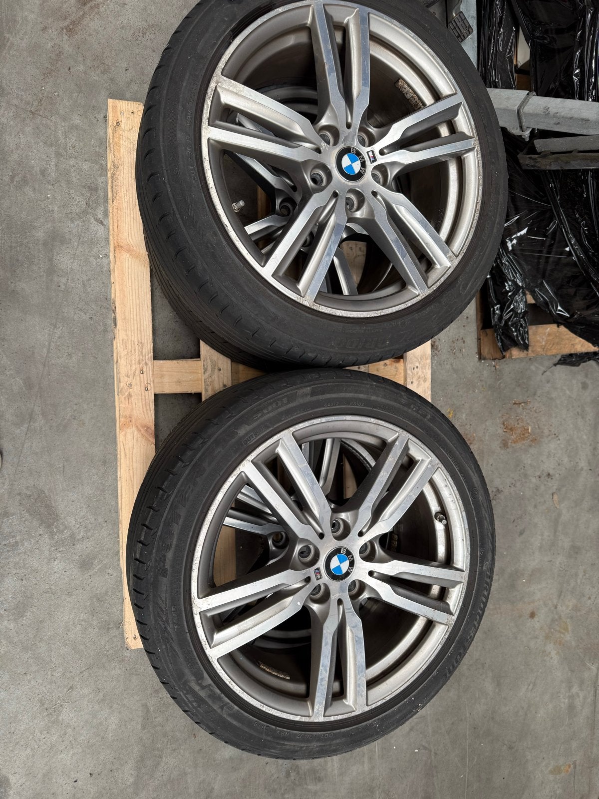 BMW 2 serie Active Tourer originele velgen met banden, Auto-onderdelen, Banden en Velgen, Gebruikt, Banden en Velgen, 17 inch