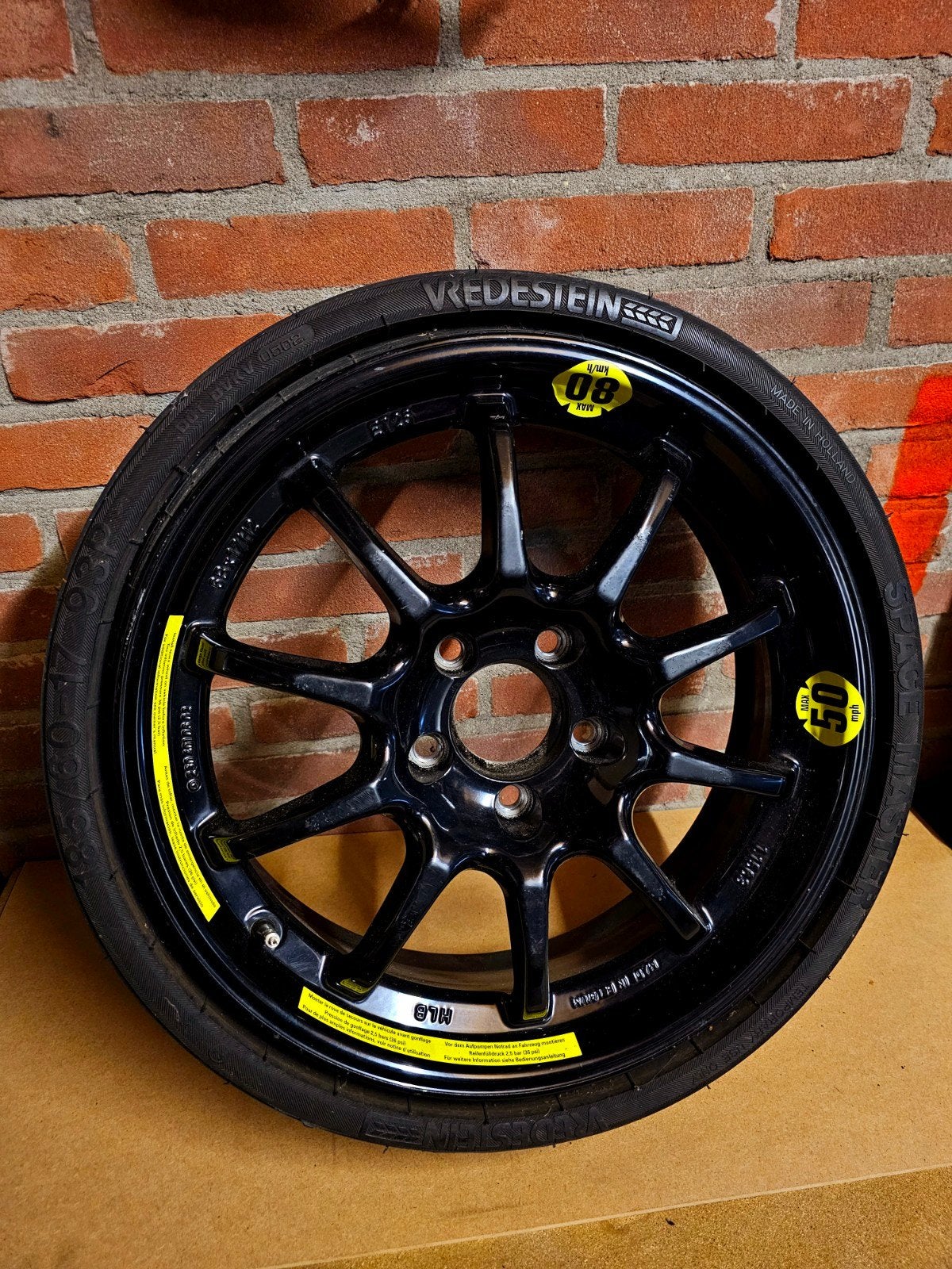 Vredestein Space Master Compact opvouwbaar Reservewiel 5x112, Ophalen, Gebruikt, Mercedes-Benz