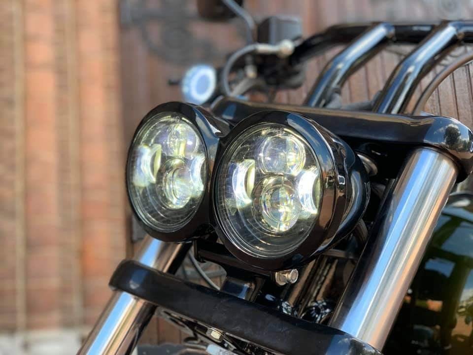 Harley Davidson Fat Bob LED lampen verlichting, Motoren, Ophalen of Verzenden