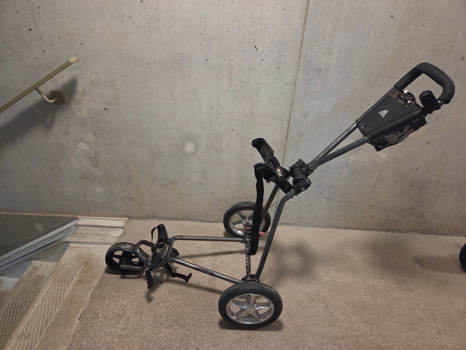 Gebruikte Golftrolley met 3 Wielen, Sport en Fitness, Golf, Ophalen, Gebruikt, Golfkar, Overige merken