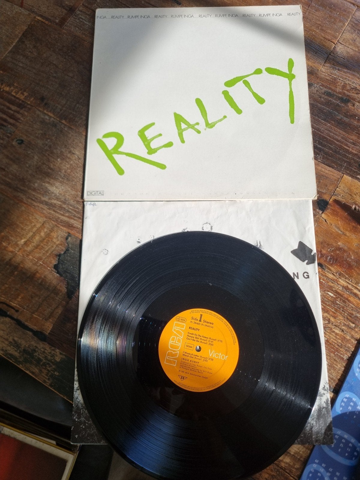 OPRUIMING Inga Rumpf Reality, Ophalen of Verzenden