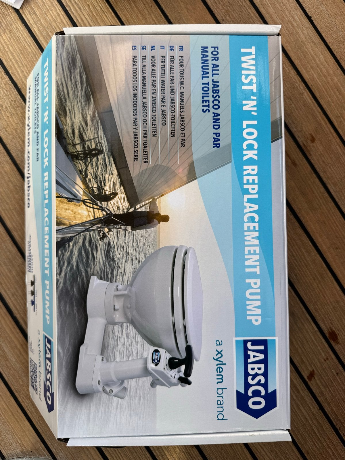 Jabsco Twist 'n' Lock Vervangingspomp voor handmatige toilet, Watersport en Boten, Ophalen of Verzenden, Nieuw, Kombuis en Sanitair