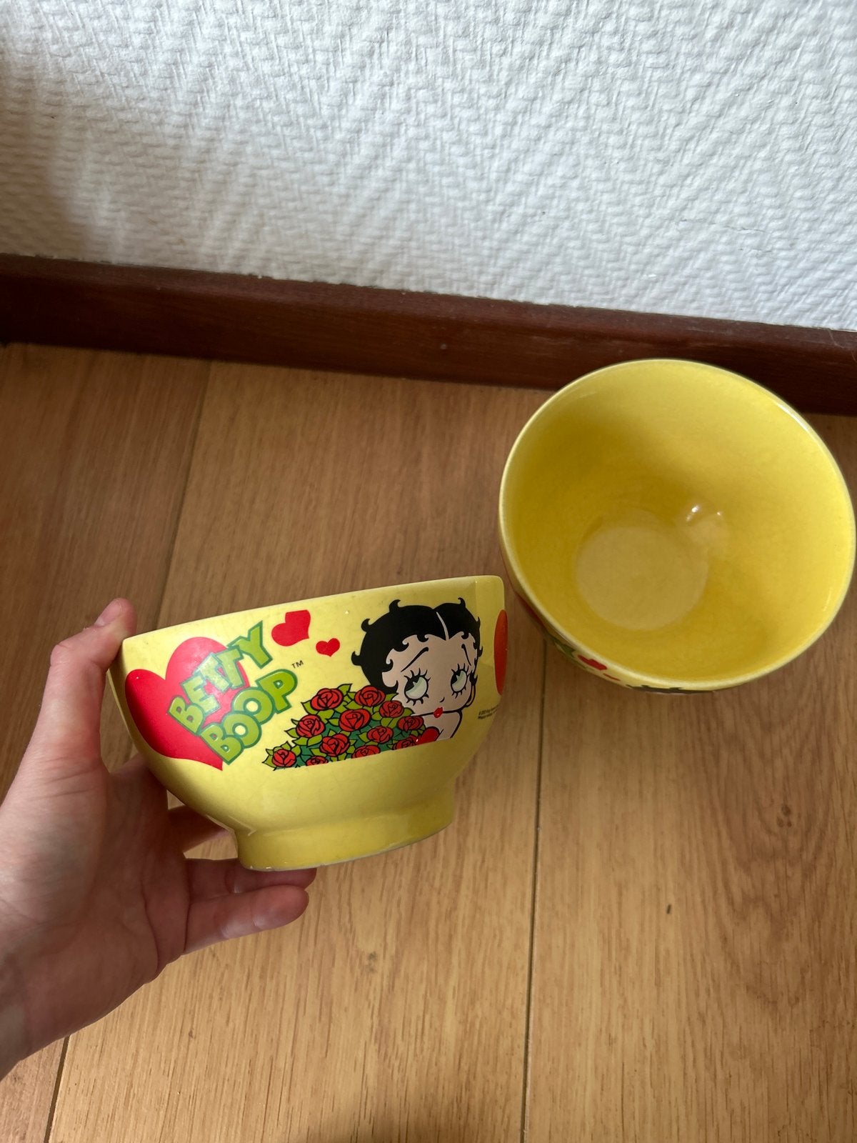 Set van 2 Betty Boop kommen - Vintage en uniek, Huis en Inrichting, Keuken | Servies, Overige merken, Keramiek, Vintage, Ophalen of Verzenden