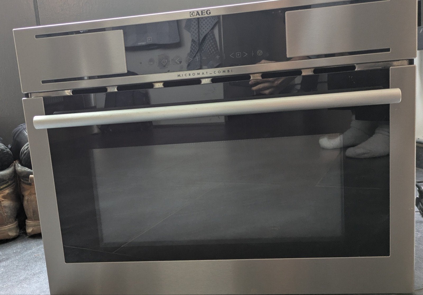 AEG Inbouw Combimagnetron, Witgoed en Apparatuur, Ophalen, Combimagnetron, Gebruikt, Inbouw