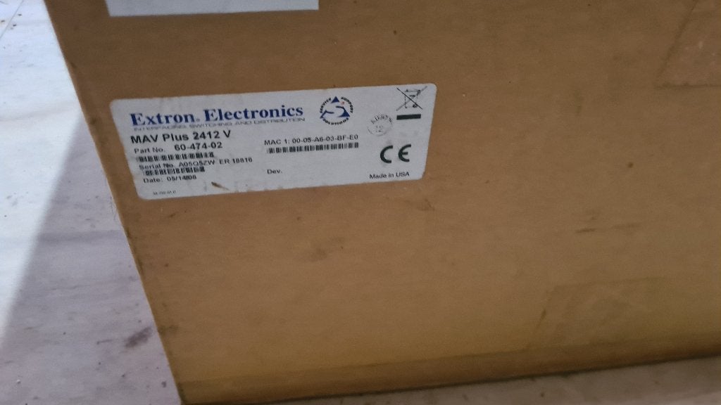 audio distributie Extron Electronics, Ophalen, Nieuw, Audio
