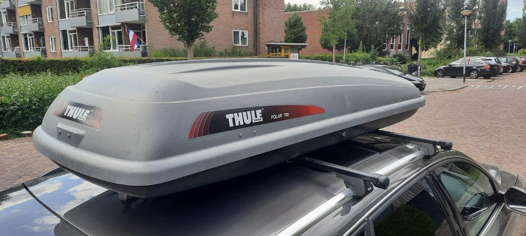 Te huur in Friesland. Grootste Thule dakkoffer 420ltr!, Auto diversen, Dakkoffers, Ophalen, Gebruikt