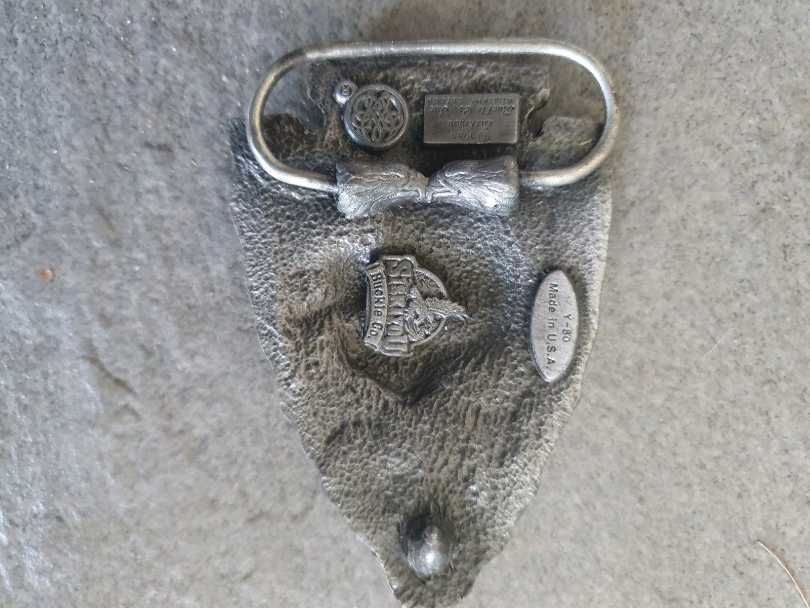 Vintage Skirtful Buckle Co. V-80 Riemgesp Made in U.S.A., Skirtful Buckle Co., Ophalen of Verzenden, Nieuw, Losse buckle of gesp
