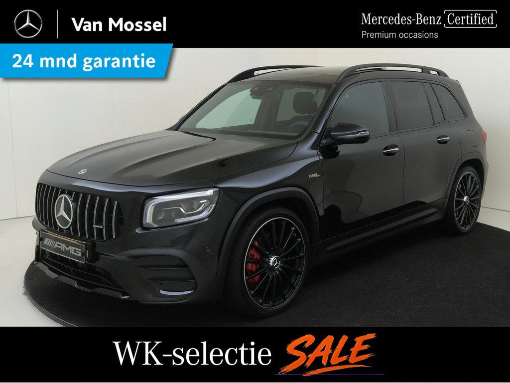 Mercedes-Benz GLB AMG 35 4MATIC 7p / Night pakket/ Panoramad, Auto's, Mercedes-Benz, Automaat, 4 cilinders, 1655 kg, Zwart
