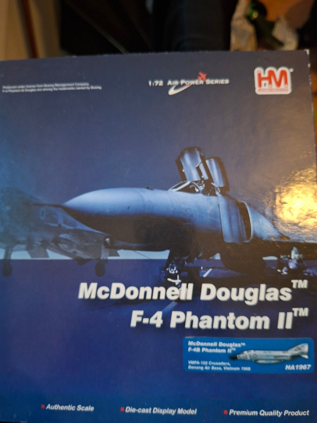 Hobbymaster F-4 Phantom II 1:72 HA1967, Hobby en Vrije tijd, Modelbouw | Vliegtuigen en Helikopters, Overige merken, 1:72 tot 1:144