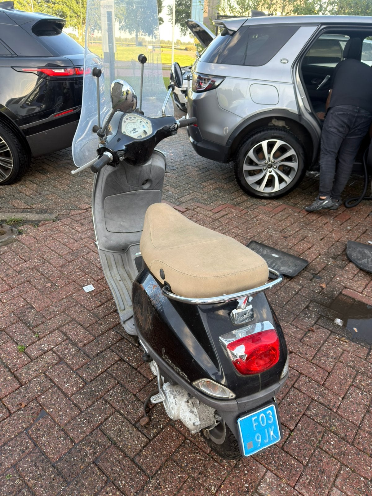 Vespa snor scooter, Ophalen, Zo goed als nieuw, Benzine, Vespa