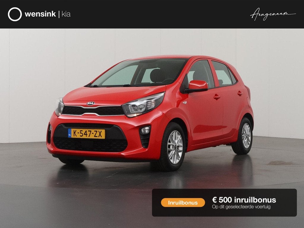 Kia Picanto 1.0 DPi DynamicLine | Apple Carplay/Android Auto, Auto's, Kia, Voorwielaandrijving, Stof, Gebruikt, 4 stoelen