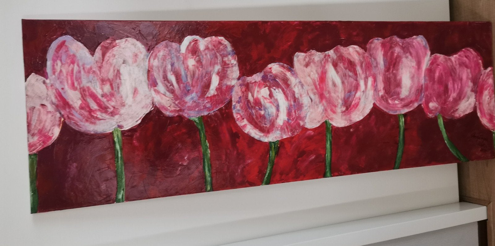olieverfschilderij, Angelique Weller, Ophalen