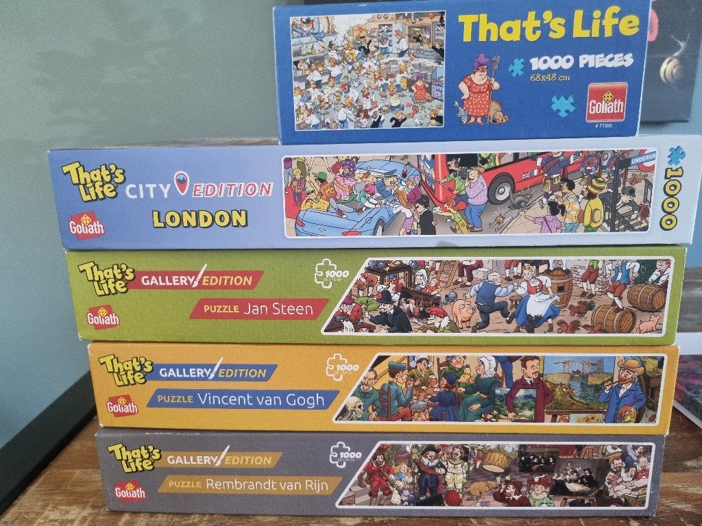 5x That's life 1000st, Ophalen, 500 t/m 1500 stukjes, Zo goed als nieuw, Legpuzzel