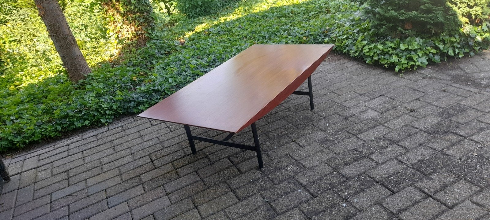 Salontafel  Vintage  de maat is 130x70 x40, Ophalen of Verzenden