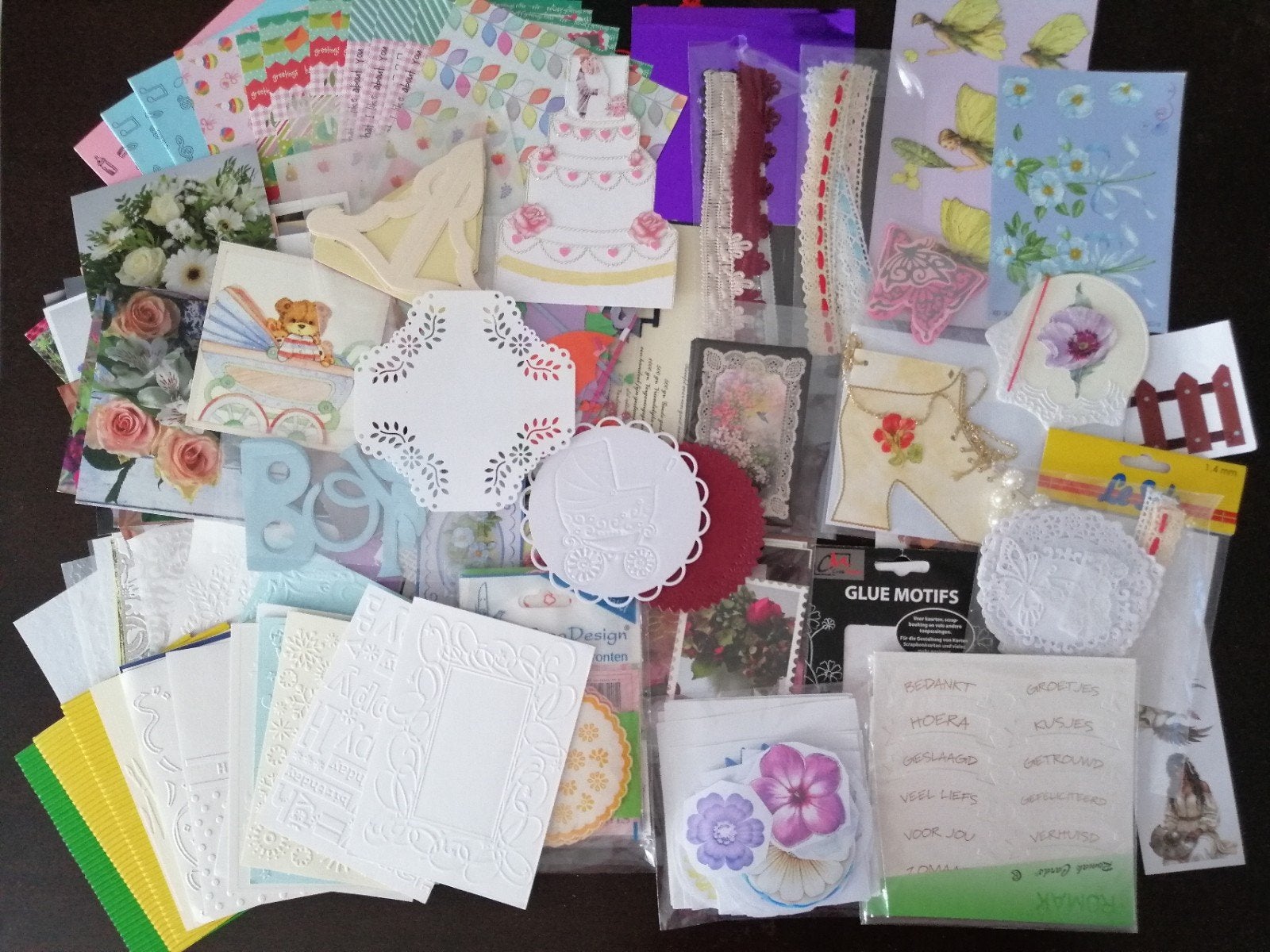 Knutselpakket voor kaarten maken #1, Ophalen of Verzenden, Zo goed als nieuw, Overige thema's, Overige typen