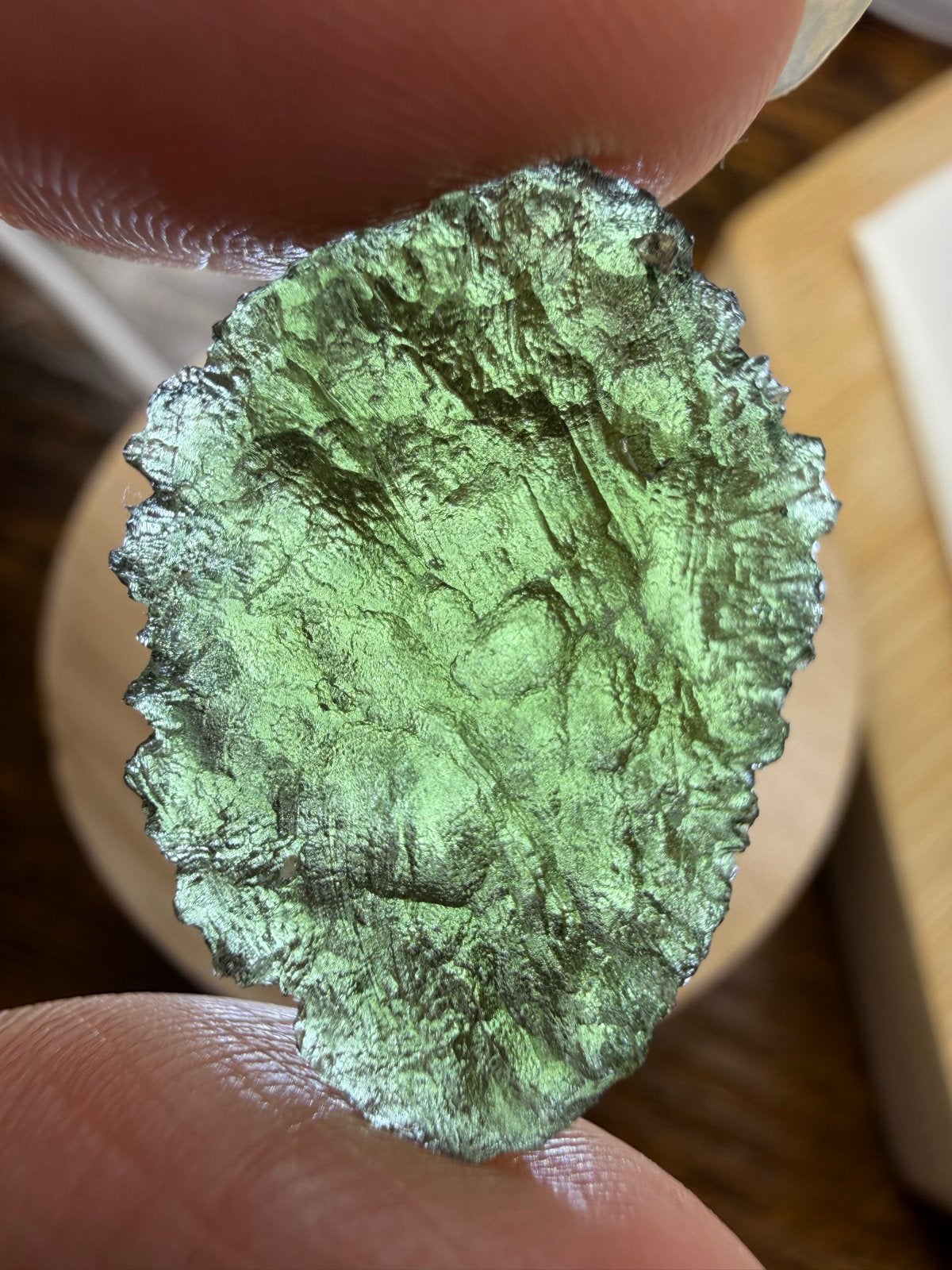4.05g Moldaviet - Natuurlijke Tektiet uit Tsjechië, Ophalen of Verzenden, Nieuw