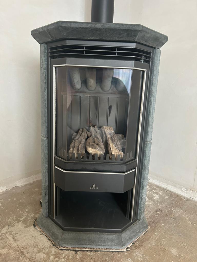 Barbas gaskachel, Huis en Inrichting, Kachels, Ophalen, Gebruikt, Gas, Vrijstaand