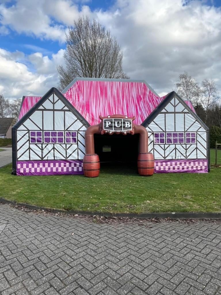 Partytent/Skihut/Kroeg en meer huren - Feestverhuur Drenthe, Hobby en Vrije tijd, Ophalen of Verzenden, Zo goed als nieuw, Overige