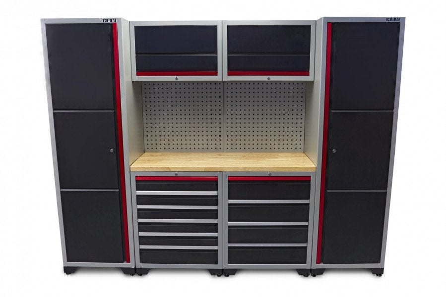 Werkplaatssysteem 9-delig / kasten / Werkbank GRATIS VERZEND, ., Nieuw, Ophalen of Verzenden, .