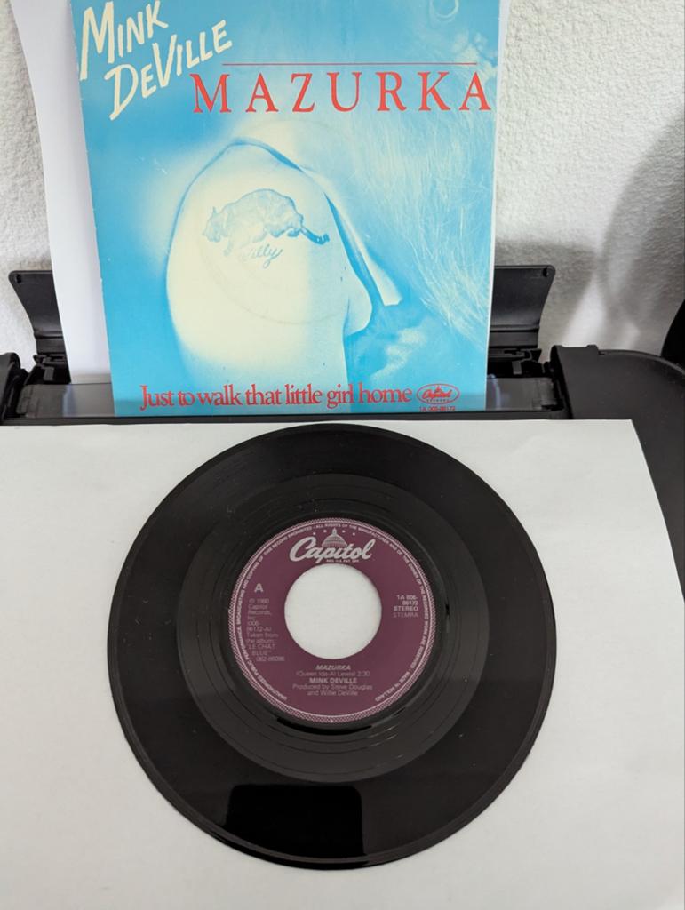 Mink Deville - Mazurka ( vinyl single), Ophalen of Verzenden, Gebruikt