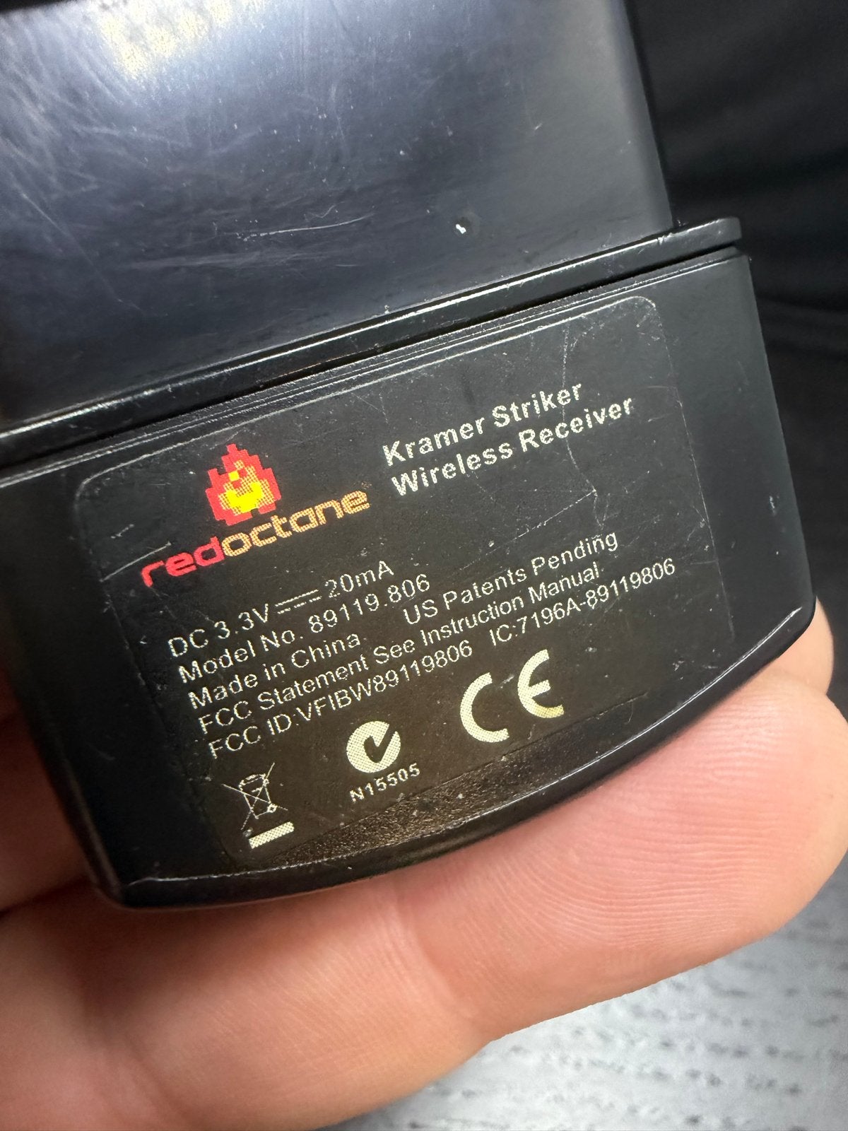 RedOctane Kramer Striker Wireless Receiver PS2, Spelcomputers en Games, Z, Overige typen, Ophalen of Verzenden, S