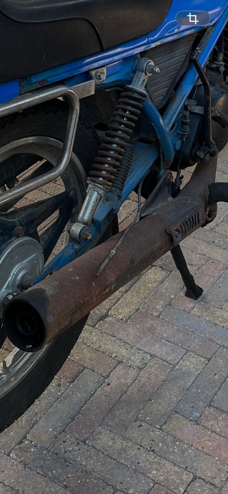 Originele uitlaat honda mb, Ophalen of Verzenden, Zo goed als nieuw, Overige modellen